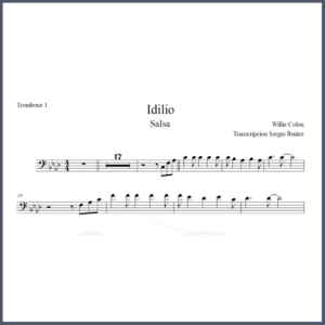Idilio Partitura Trombón