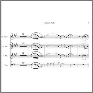 CORAZÓN PARTIO - PARTITURAS PARA VIENTOS